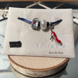 Brand new Bella Perlina Born to Shop charms